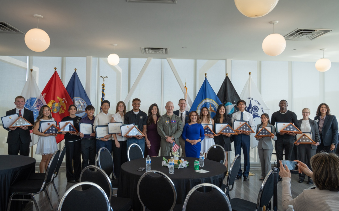 Rep. George Whitesides Leads Send-Off Ceremony for 2026 Military Service Academy Appointees